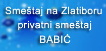 zlatibor smestaj babic