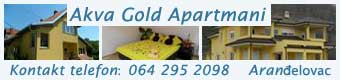 akva gold apartmani arandjelovac